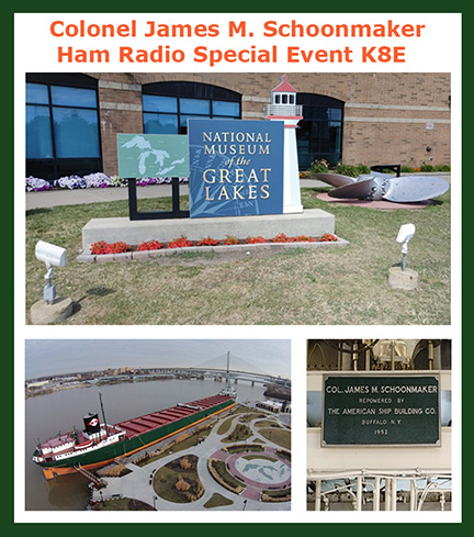 SS Col. James M. Schoonmaker Museum Ships Weekend Activation Setup